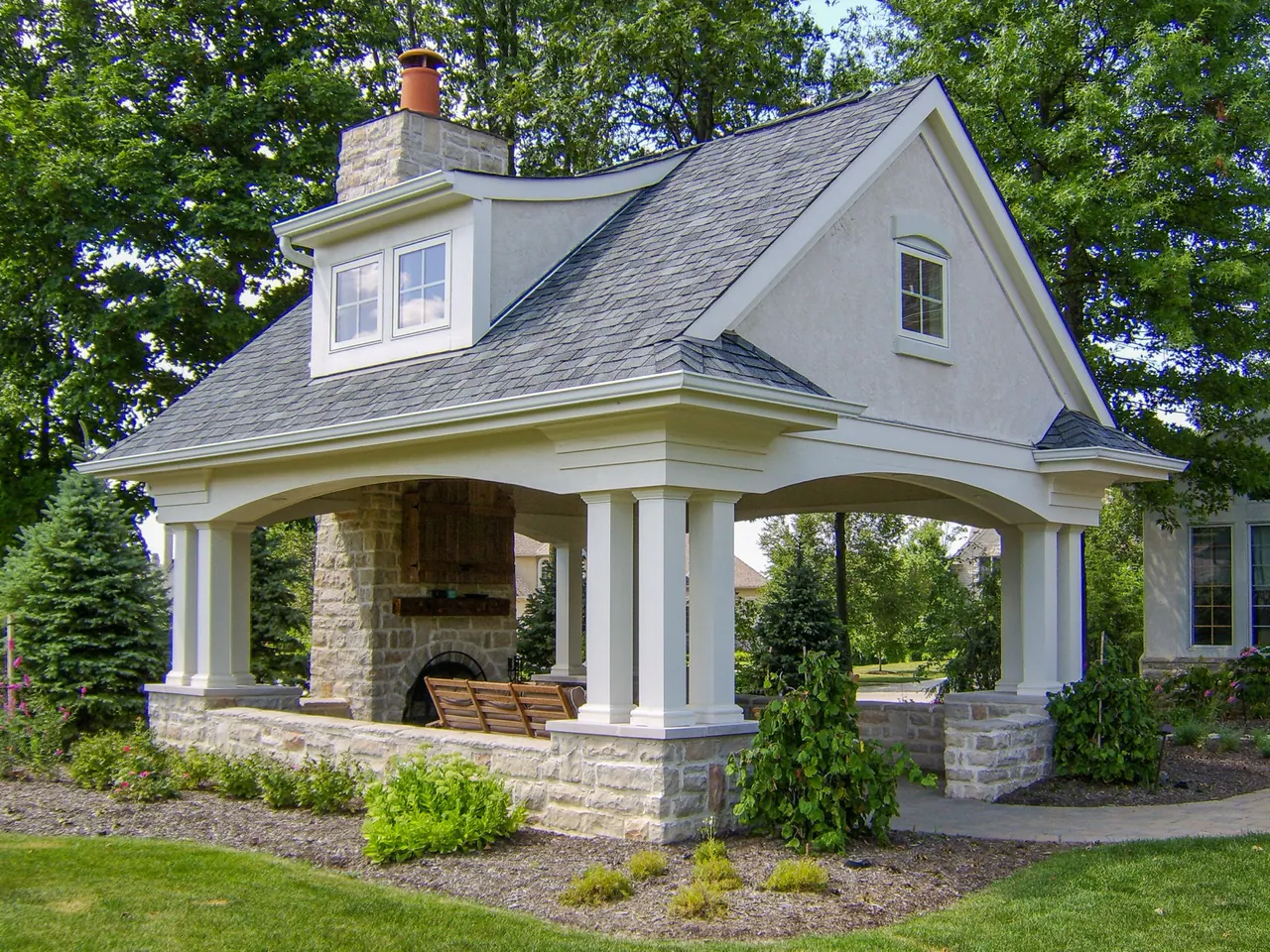 Outdoor Structure Build landscape project